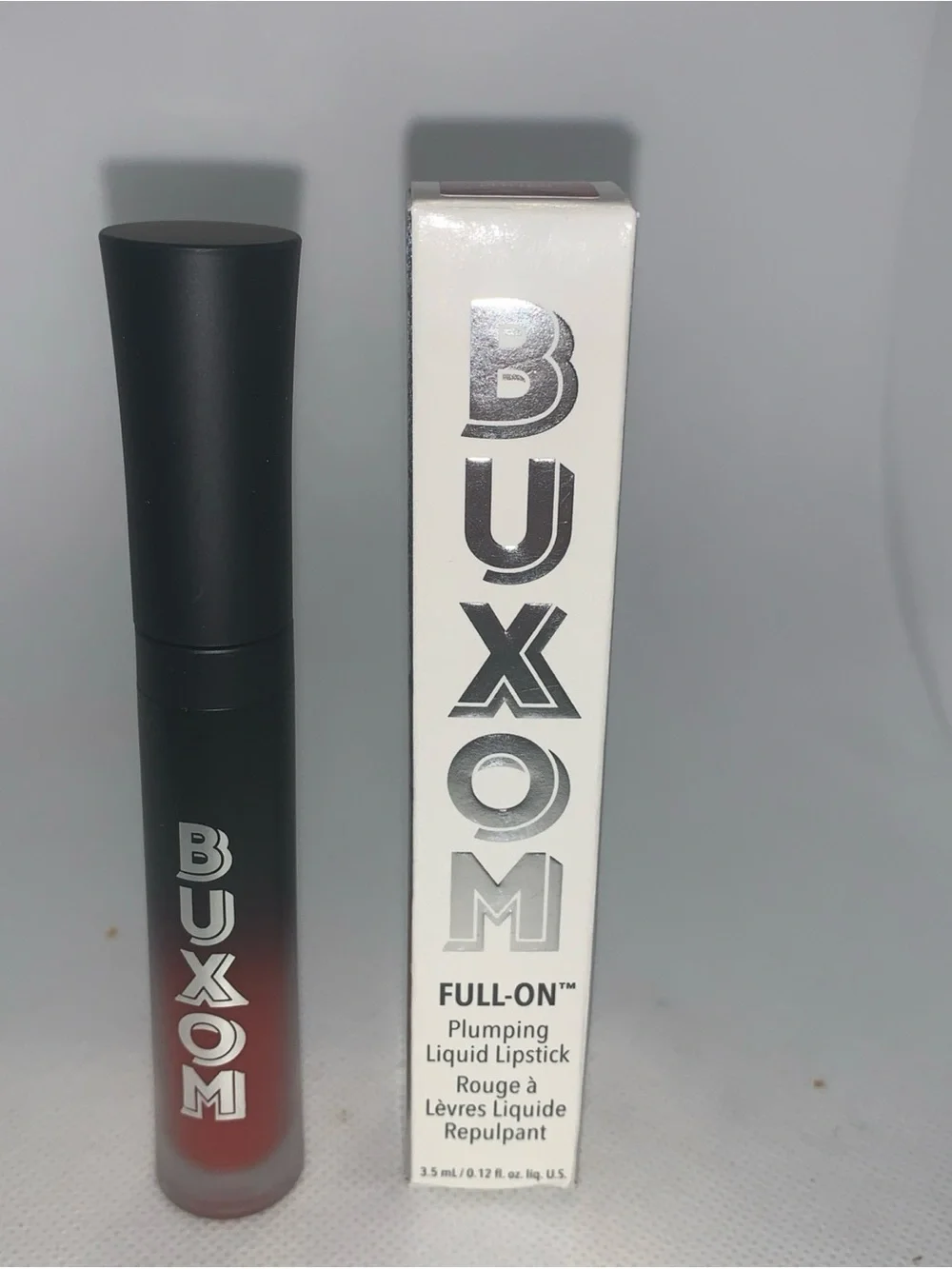 Buxom Full-On Matte Plumping Liquid Lipstick in Red Hot NIB .12 Fl Oz